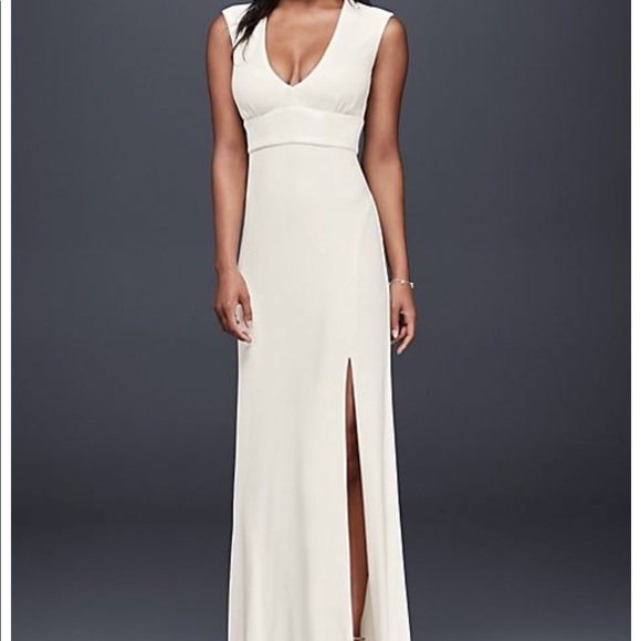 Dresses & Skirts - David’s Bridal Wedding/Prom Jersey Dress